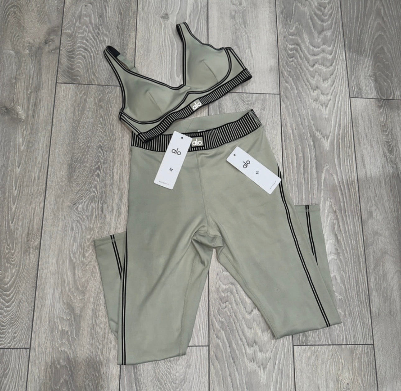 Sage Green “ALO” Set