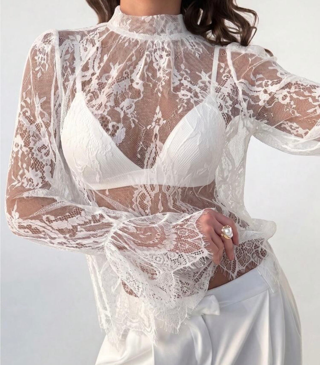 The Lace Edit “MIDNIGHT MUSE” Blouse