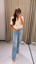 SIENNA LINEN CROP BLAZER