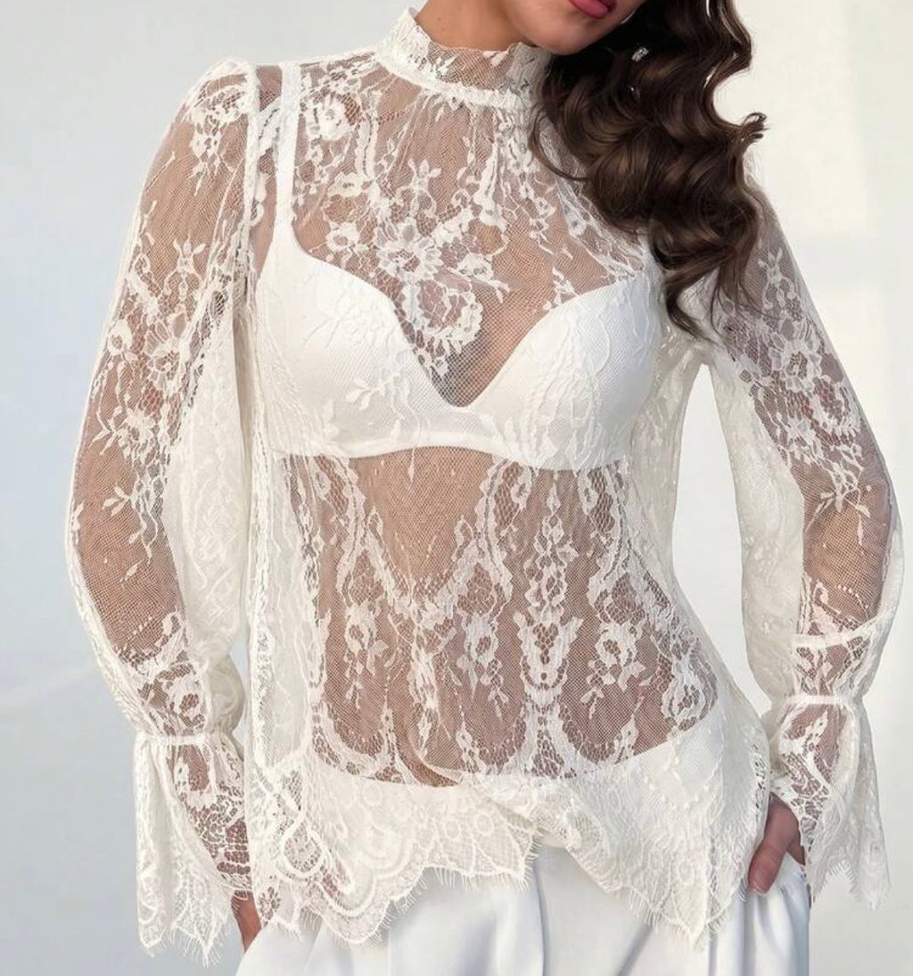 The Lace Edit “MIDNIGHT MUSE” Blouse