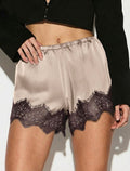 The Lace Edit “NOIR” Shorts
