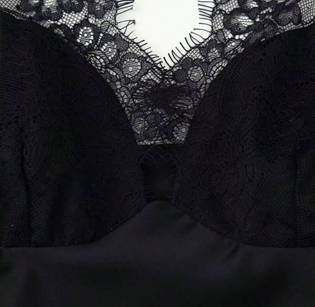 Noir Elegance Vest Top